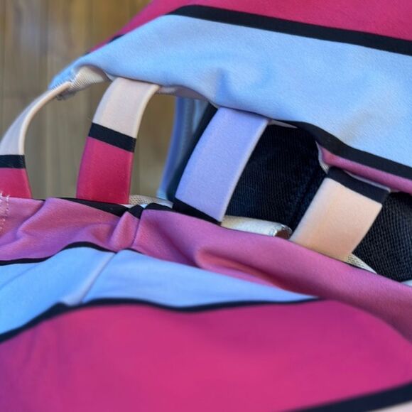 LYSA Plus Size Striped Multicolor Swimsuit - Picture 10 of 10